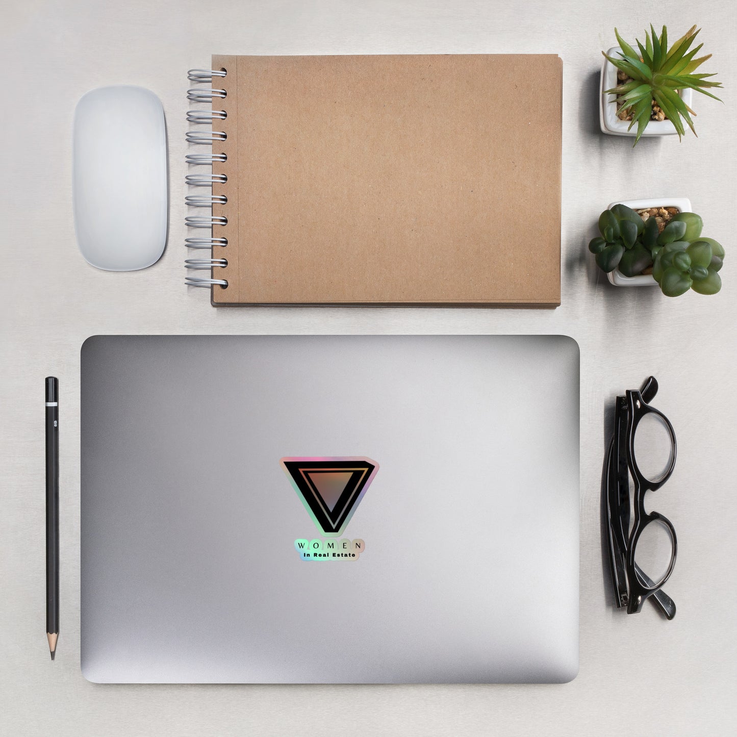 Women in Real Estate ™ - Logo - Holographic stickers